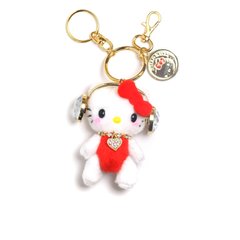 Брелок Hello Kitty Sanrio Бело-красный 881780096793