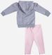 Комплект Minnie Mouse Disney 68-74 см (6-9 мес) MN18372 Серо-розовый 8691109924704