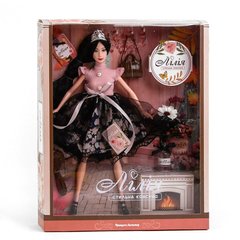 Лялька з аксесуарами 30 см Kimi Принцеса листопада Чорно-рожева 2000156849841