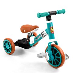 Детский велосипед 2 в 1 Best Trike Бирюзовый 6989229360024