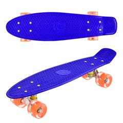 Пенни борд Board со световым эффектом Сине-оранжевый 6900066317941