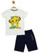 Комплект (футболка, шорты) The Lion King 98 см (3 года) Disney AS17585 Бело-черный 8691109887290