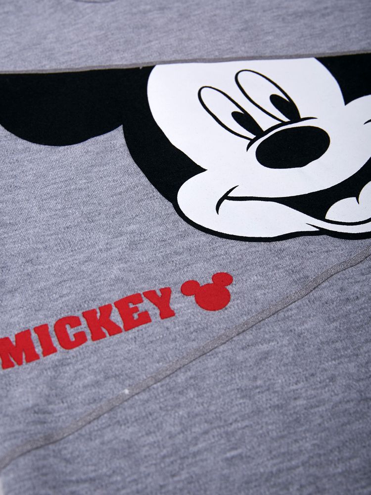 Лонгслив Mickey Mouse Disney 98 см (3 года) MC18358 Серый 8691109929228
