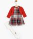 Комплект (сукня, світшот, колготки) Мінні Маус 80-86 см (12-18 міс) Disney MN16094 Темно-червоний 8691109830982