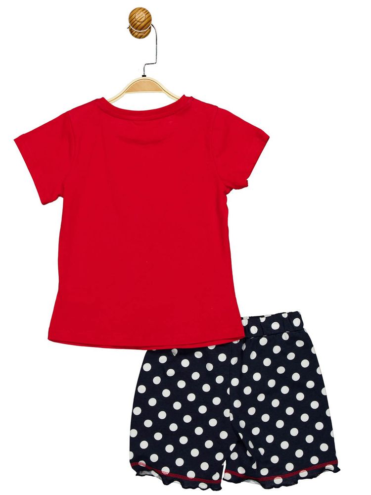 Комплект (футболка, шорты) Minni Mouse 98 см (3 года) Disney MN18064 Черно-красный 8691109893536