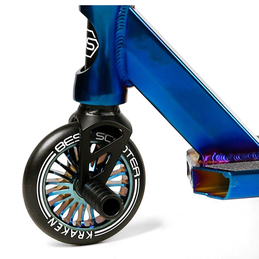 Самокат трюковый Scooter Анодированная покраска Синий 6900083003384
