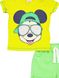 Комплект (футболка, шорти) Mickey Mouse 68-74 см (6-9 міс) Disney MC17271 Жовто-салатовий 8691109875419