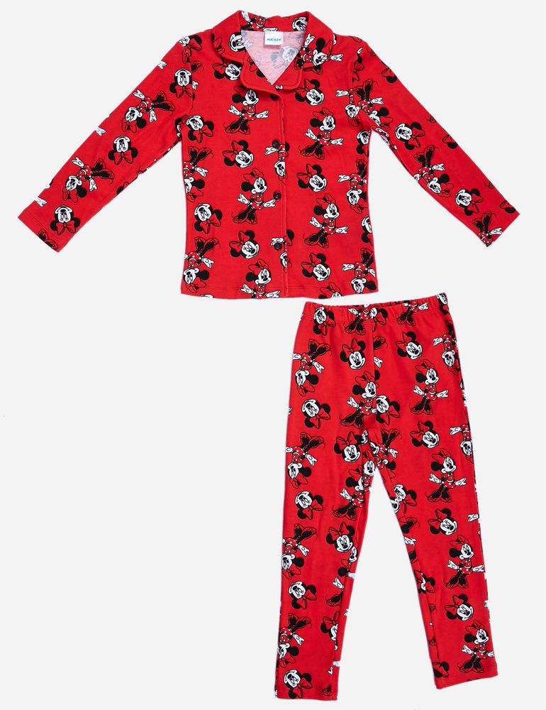 Пижама Minnie Mouse Disney 98 см (3 года) MN18516 Красный 8691109931221