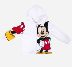Толстовка Mickey Mouse Disney 68-74 см (6-9 мес) MC18327 Белый 8691109924087