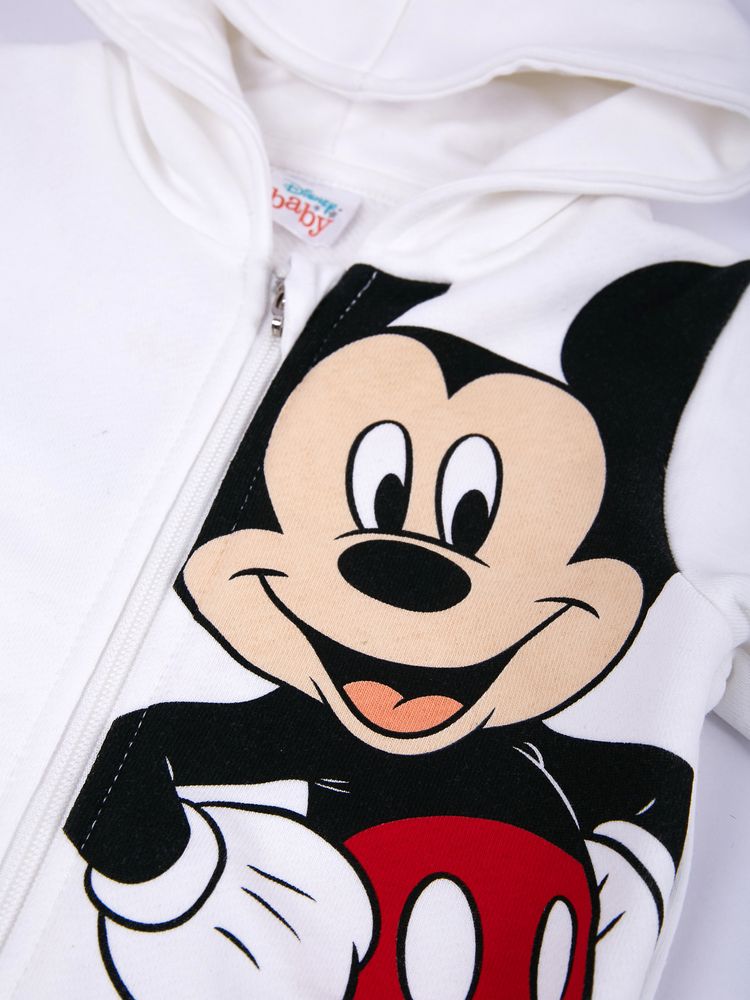 Толстовка Mickey Mouse Disney 68-74 см (6-9 міс) MC18327 Білий 8691109924087