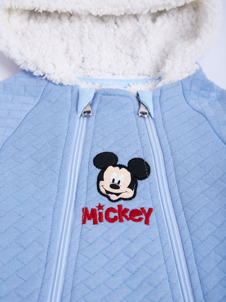 Теплый комбинезон Mickey Mouse Disney 56-62 см (0-3 мес) MC18329 Голубой 8691109924100