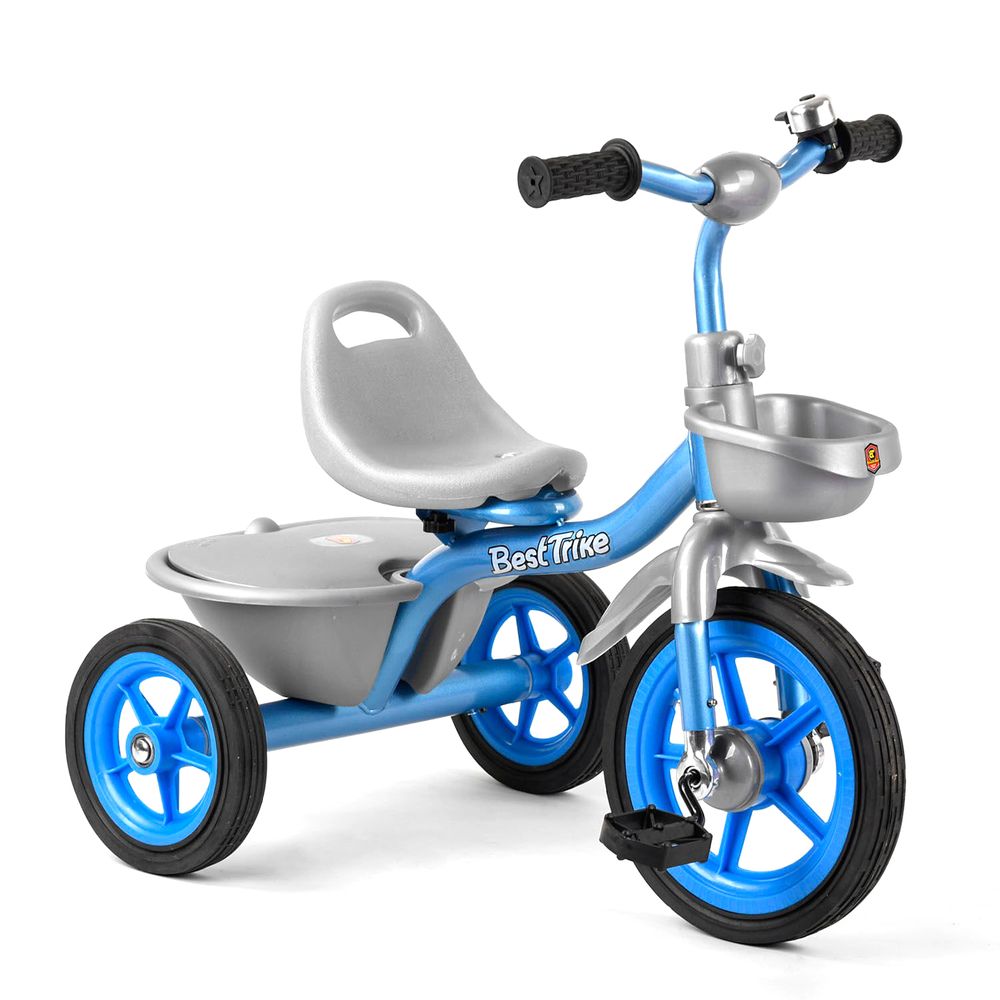 Дитячий велосипед Best Trike Сіро-синій 6989167360933
