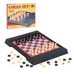 Магнитная настольная игра 2 в 1 Kimi шахматы шашки Разноцветный 6975040370205