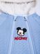 Теплый комбинезон Mickey Mouse Disney 62-68 см (3-6 мес) MC18329 Голубой 8691109924117