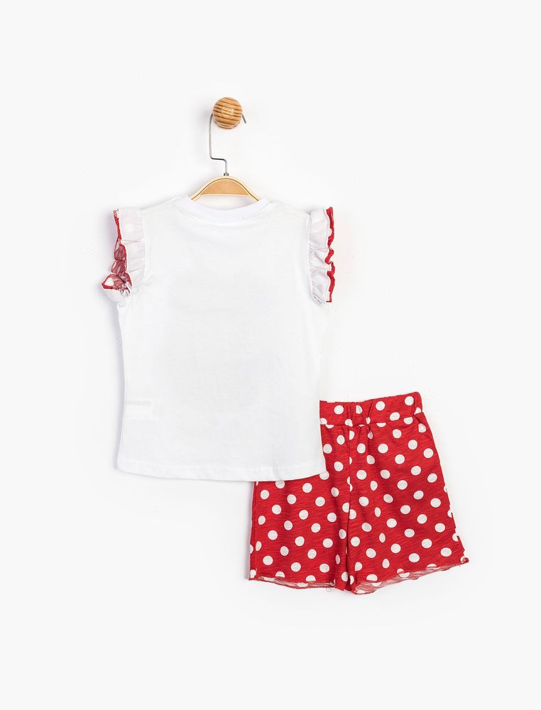 Комплект ( футболка, шорты) Minnie Mouse Disney 2 года ( 92 см) разноцветный MN15540