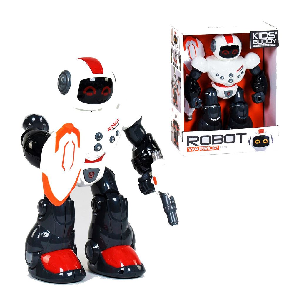 Бойовий Робот Kimi зі світловим і звуковим ефектом Біло-салатовий 6966747010037