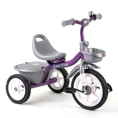 Детский велосипед Best Trike Серо-фиолетовый 6989167360957