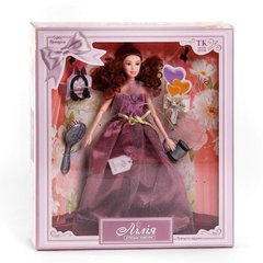 Кукла с аксессуарами 30 см Kimi Принцесса музыки Бордовая 4660612546196