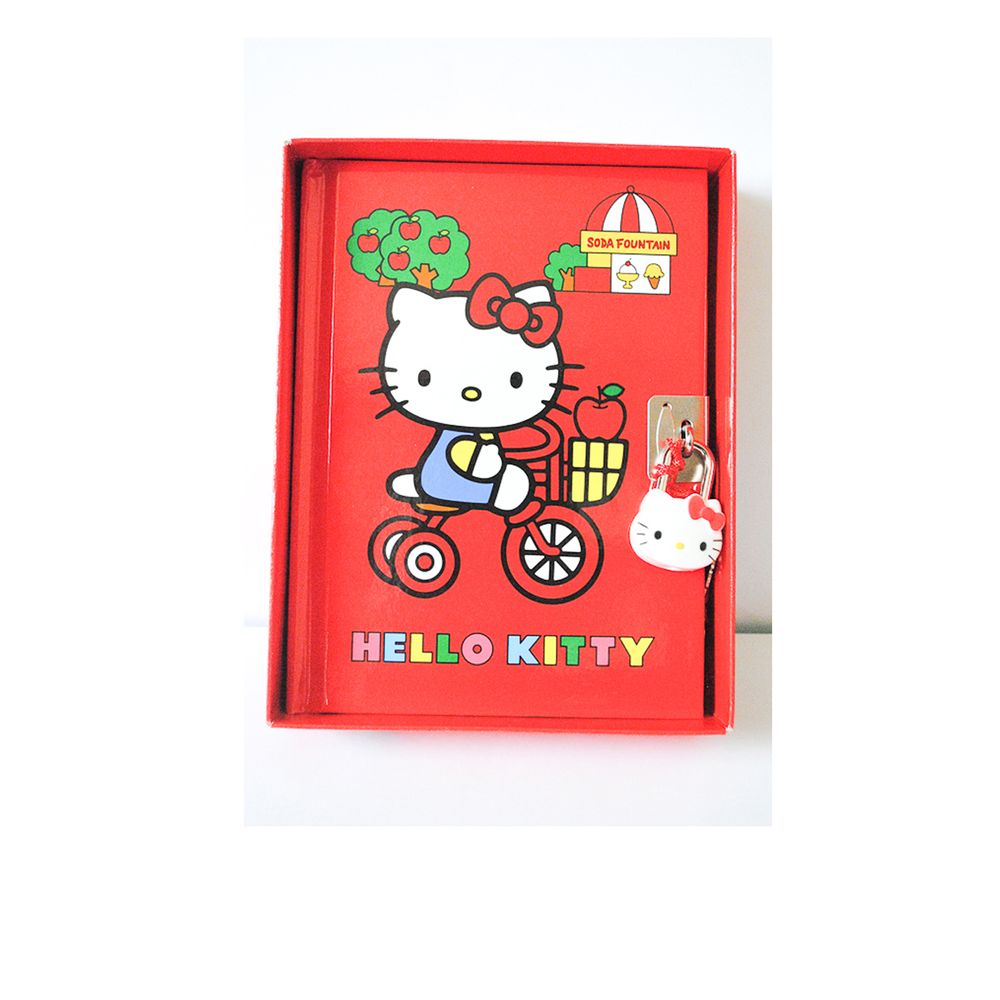Блокнот на замку Hello Kitty Sanrio Червоний 4045316080960