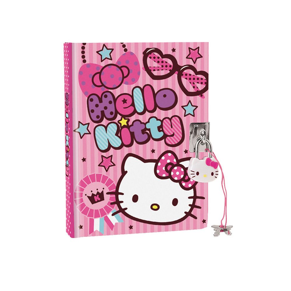 Блокнот на замке Hello Kitty Sanrio Розовый 881780395629