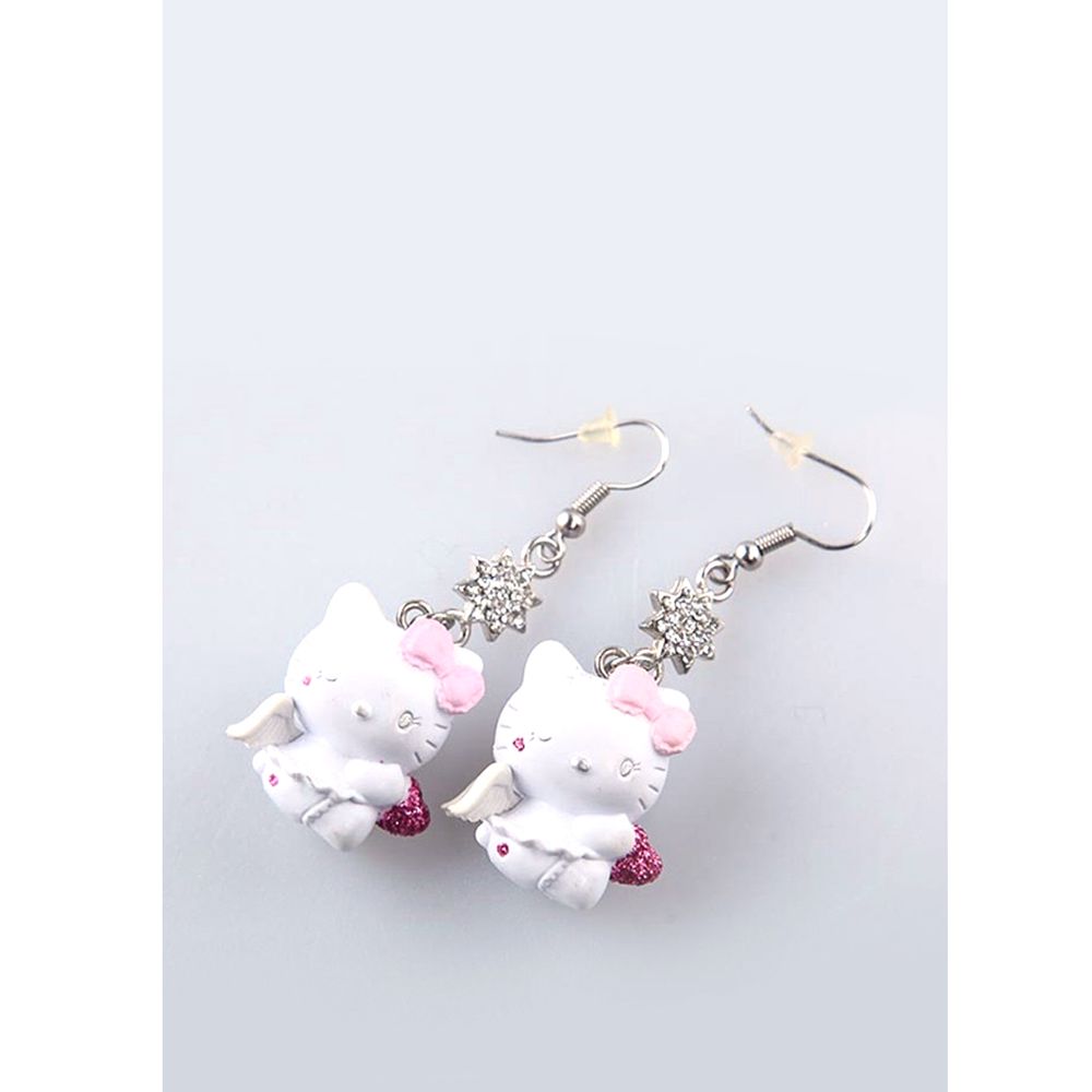 Сережки Hello Kitty Sanrio Біло-рожевий 4045316908028