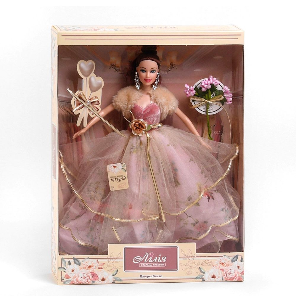 Лялька з аксесуарами 30 см Kimi Принцеса стилю Різнокольорова 4660012546178