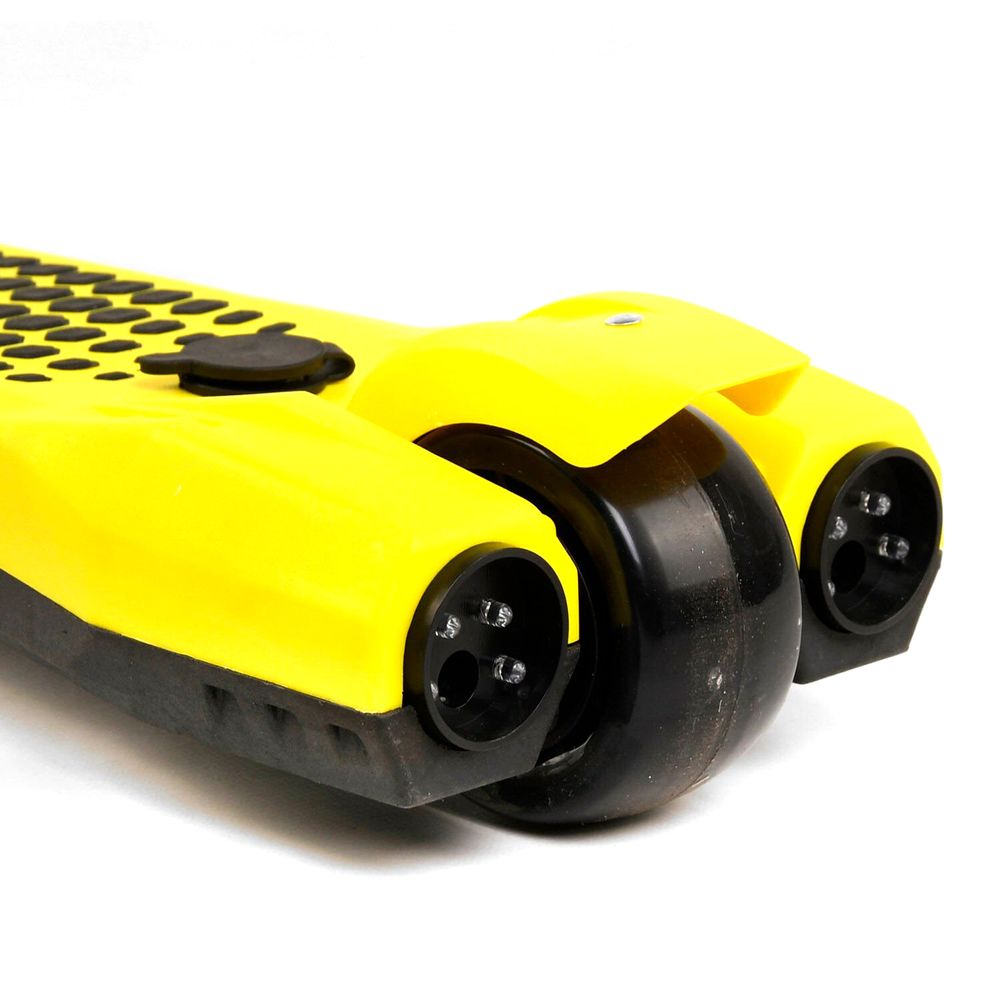 Самокат с турбиной Scooter со световым и дымовым эффектом Желтый 6900066350931