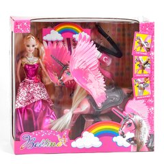 Лялька з єдинорогом Kimi фарби для волосся Рожевий 6976091438951