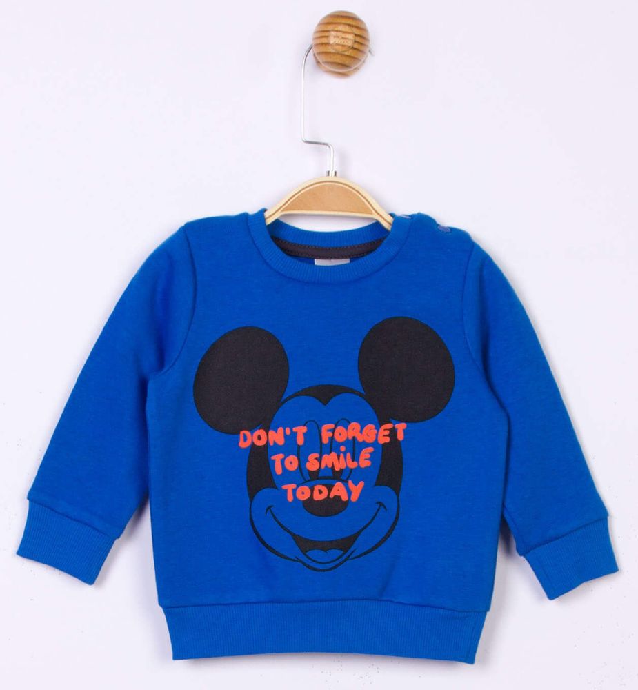 Світшот Mickey Mouse Disney 86-92 см (18-24 міс) MC18334 Синій 8691109924148