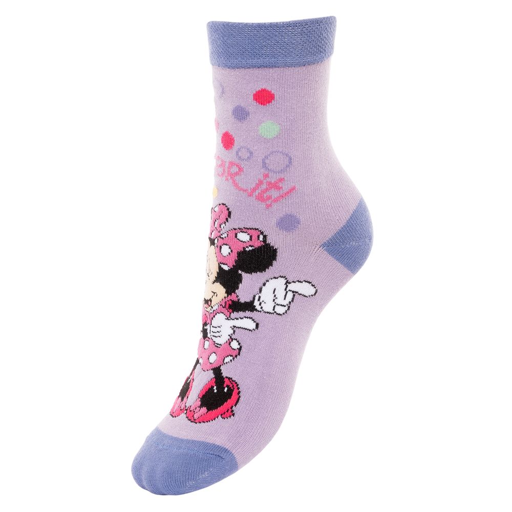 Носки Minnie Mouse Disney 19-22 (6-18 мес) MN19004-4 Фиолетовый 2891123860668
