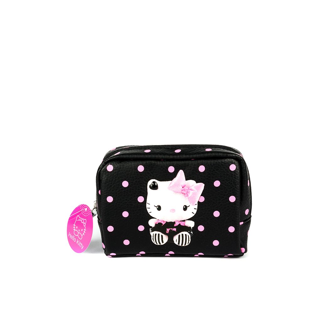 Косметичка Hello Kitty Sanrio Чорно-рожева 8012052152004