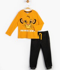 Спортивний костюм (світшот, штани) 98 см (3 роки) Disney AS16294 Темно-жовтий 8691109851314