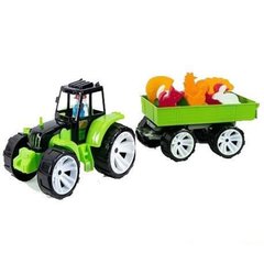 Трактор с конструктором Bamsic с аксессуарами Разноцветный 2001265498494