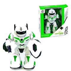 Боевой Робот Kimi со световым и звуковым эффектом Бело-салатовый 6966747050019,69