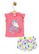 Комплект (футболка, шорти) 68-74 см (6-9 міс) Panolino PL17660 Біло-рожевий 8691109873293