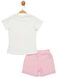 Комплект (футболка, шорти) Frozen 98 см (3 роки) Disney FZ18124 Біло-рожевий 8691109891044