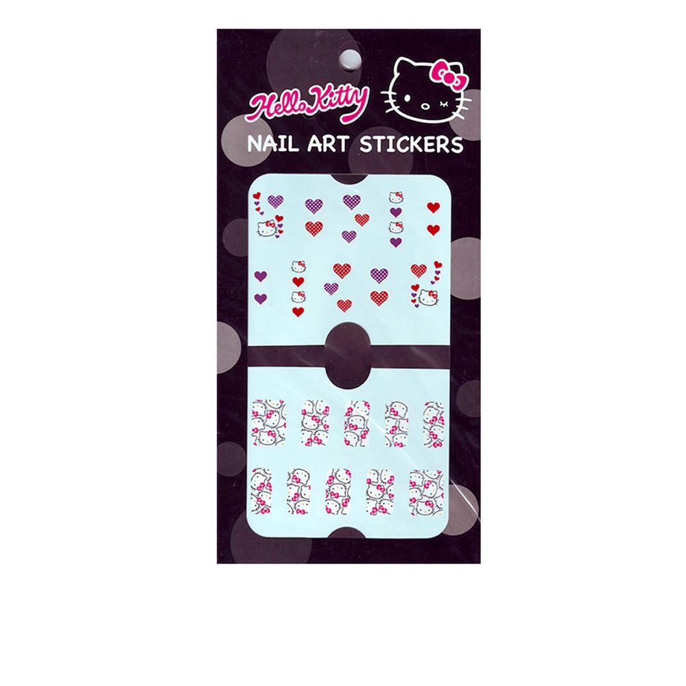 Наклейки на нігті 20 шт Hello Kitty Sanrio Різнокольоровий 2000000001081