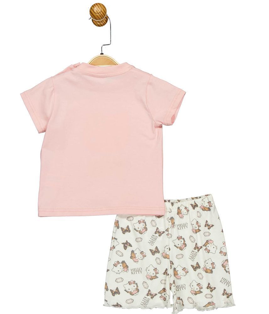 Комплект (футболка, шорты) Hello Kitty 86 см (1 год) Cimpa HK17480 Бело-розовый 8691109874870