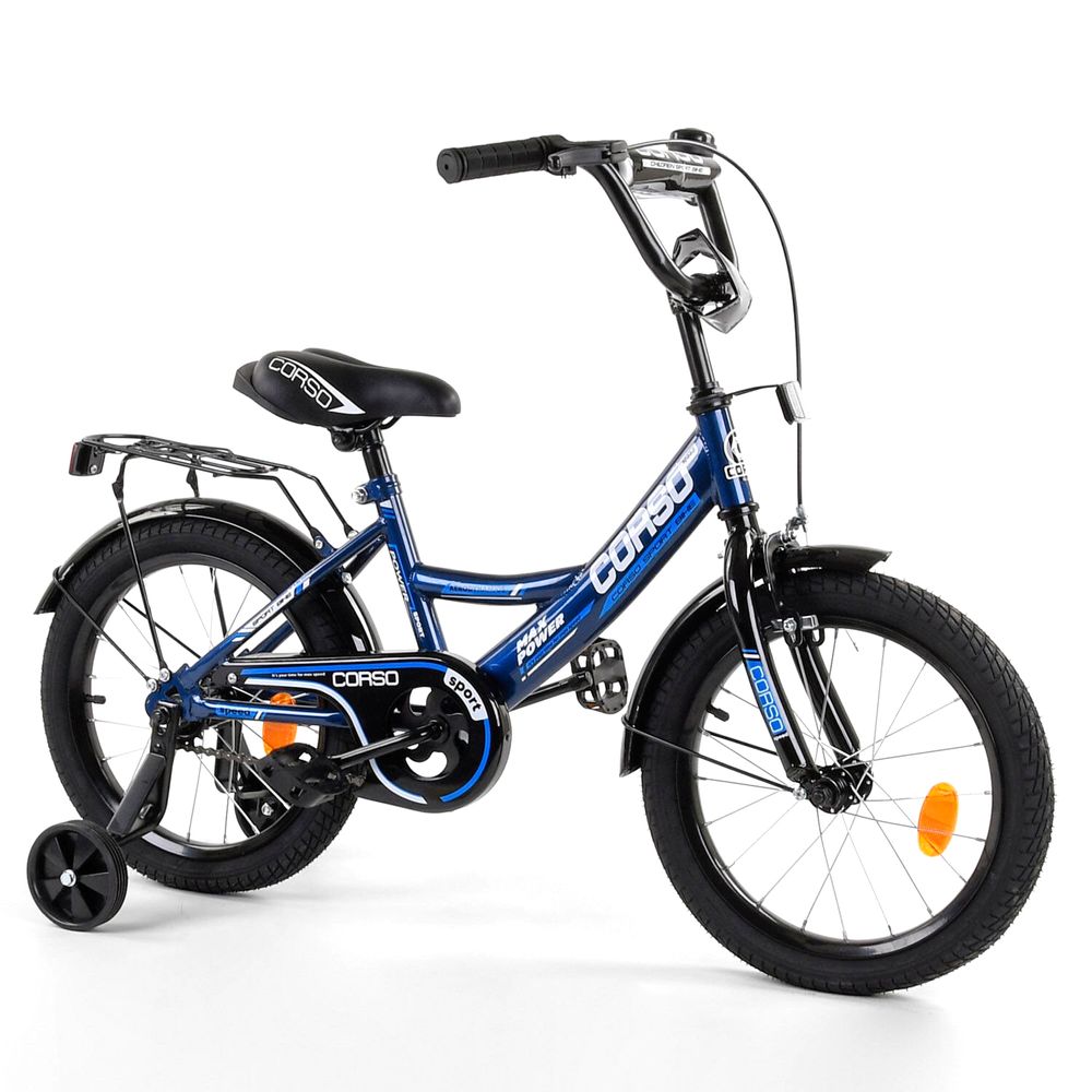 Велосипед Corso 16" Темно-синий 6800067169587
