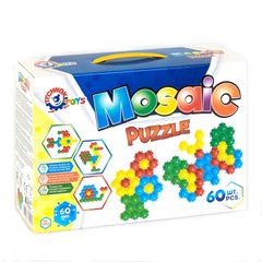 Мозаика-пазлы ТехноК 60 элементов Разноцветные 4823037602995