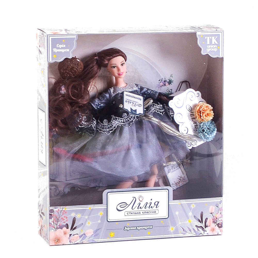 Лялька з аксесуарами 30 см Kimi Зоряна принцеса Різнокольорова 4660012503959
