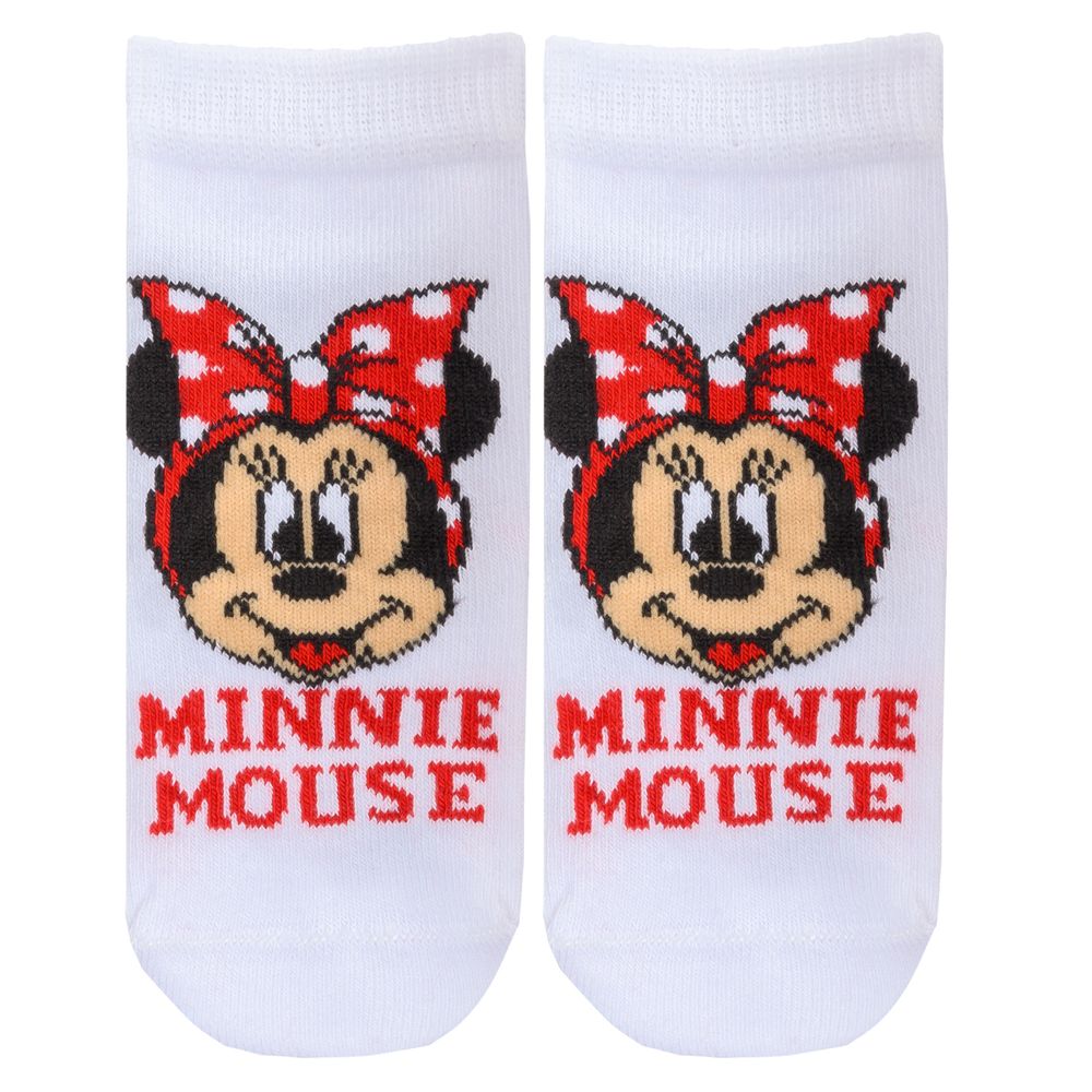 Носки Minnie Mouse Disney 6-8 см (0-6 мес) MN18991-4 Белые 8956468754882