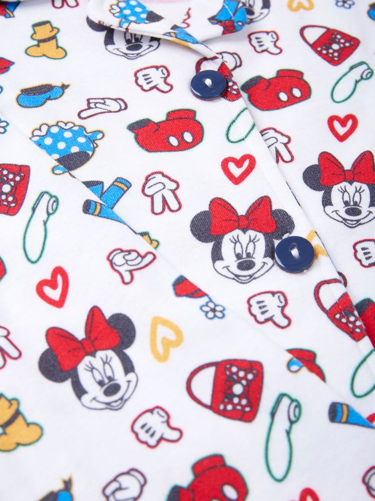 Пижама Minnie Mouse Disney 98 см (3 года) MN18517 Белый 8691109931276
